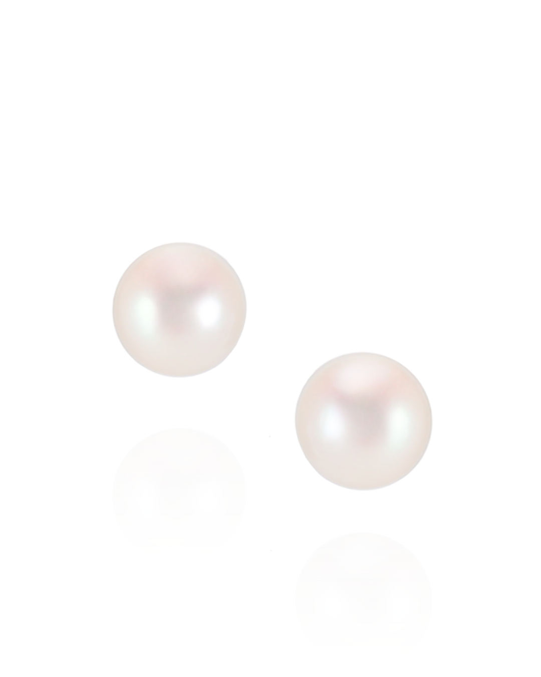 beautiful Japanese Akoya Pearls filled with lustre and a beautiful pink overtone, set in Yellow Gold, Zappacosta Jewels 