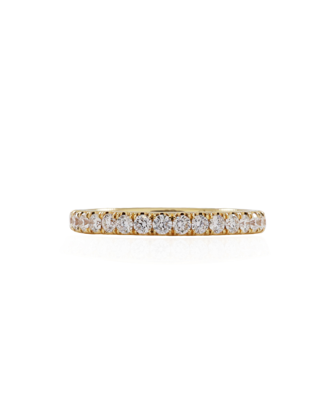 Yellow Gold and Diamond Wedding Ring