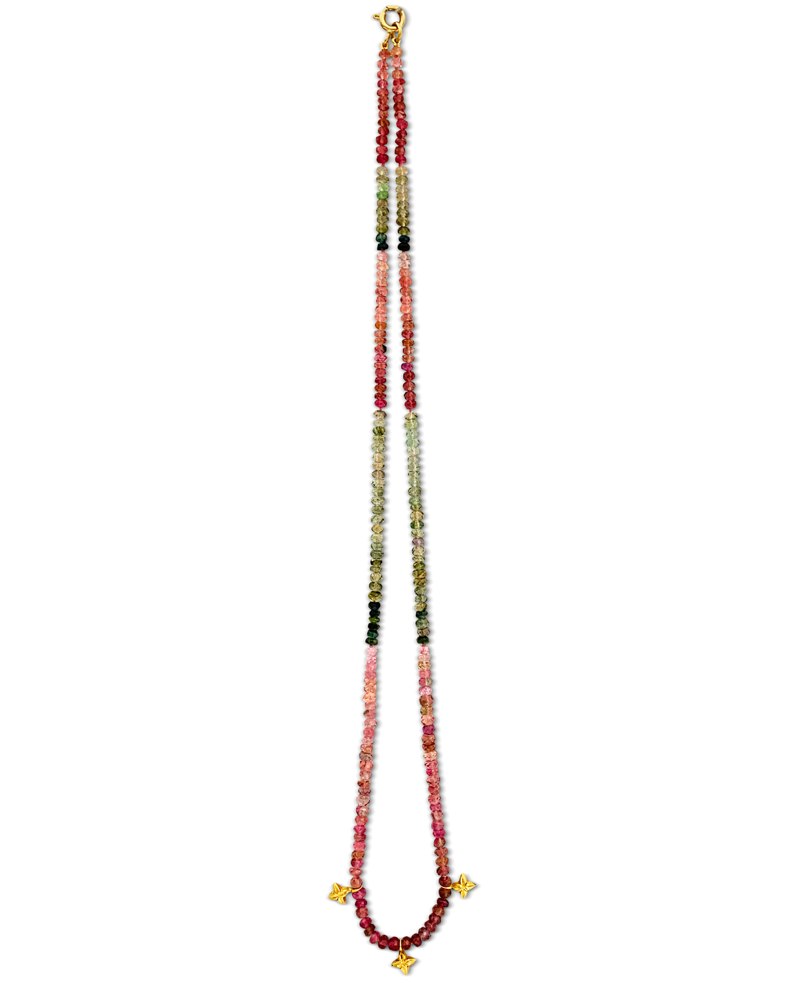 Multi Coloured Natural Tourmaline Necklace