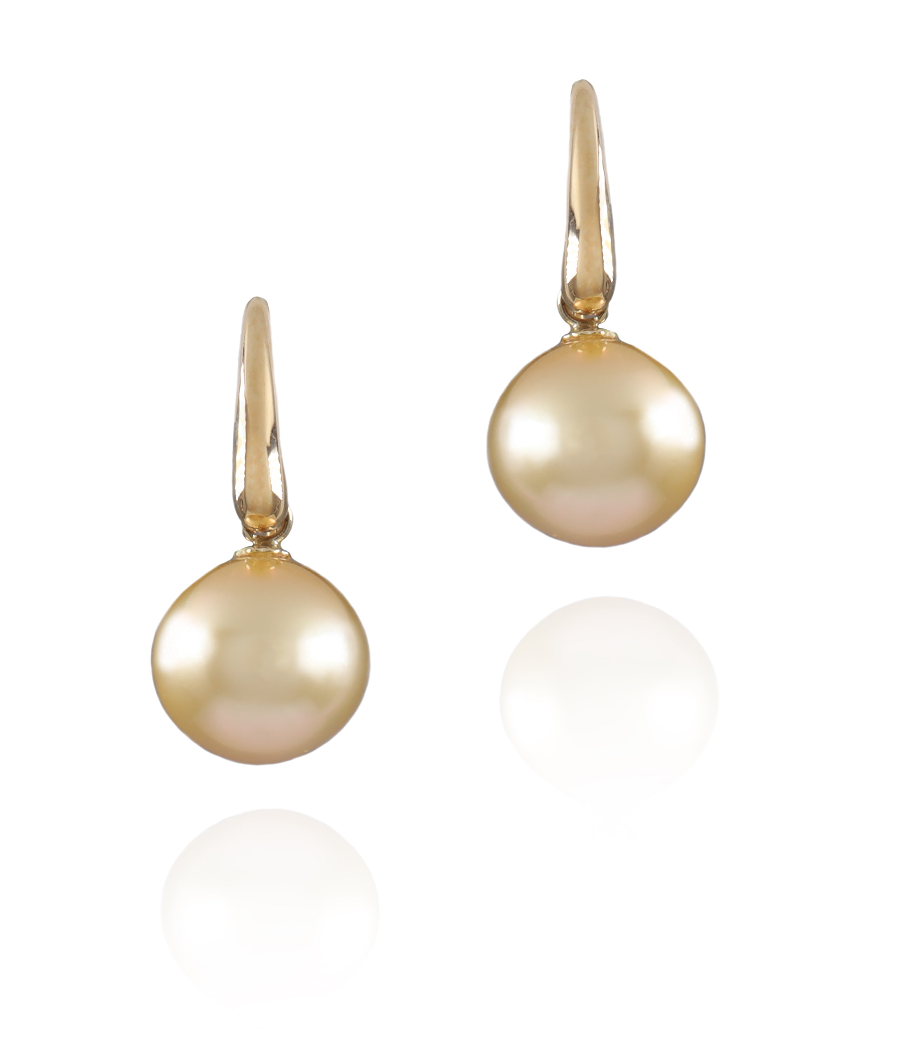 Golden South Sea Pearl Earrings