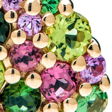 Confetti- Isabelle Langlois-Paris- Peridot, Pink Sapphire, Amethyst Drops