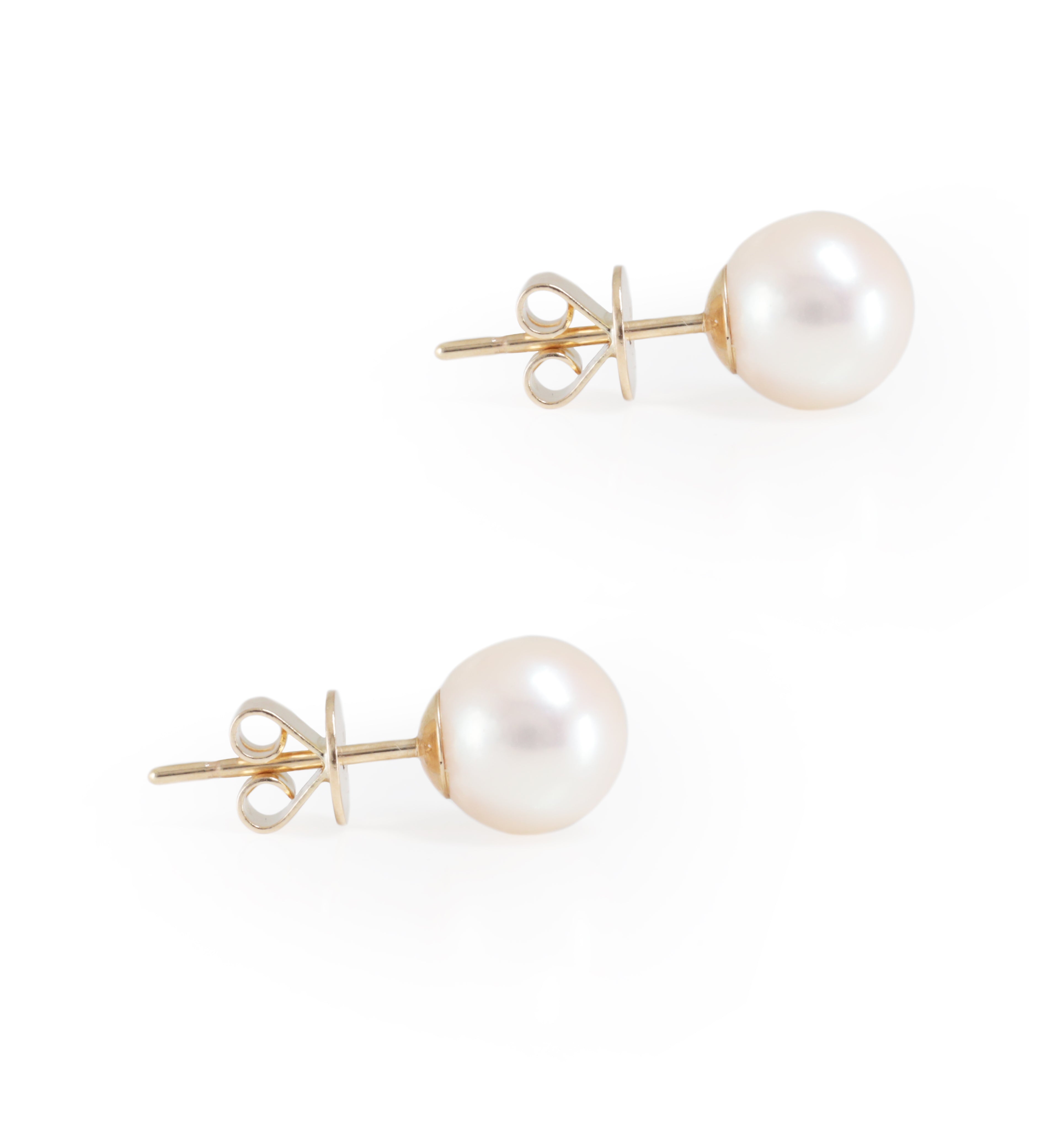 Japanese Akoya Saltwater Pearl Studs