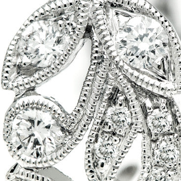 White Gold Diamond Filligree Ring