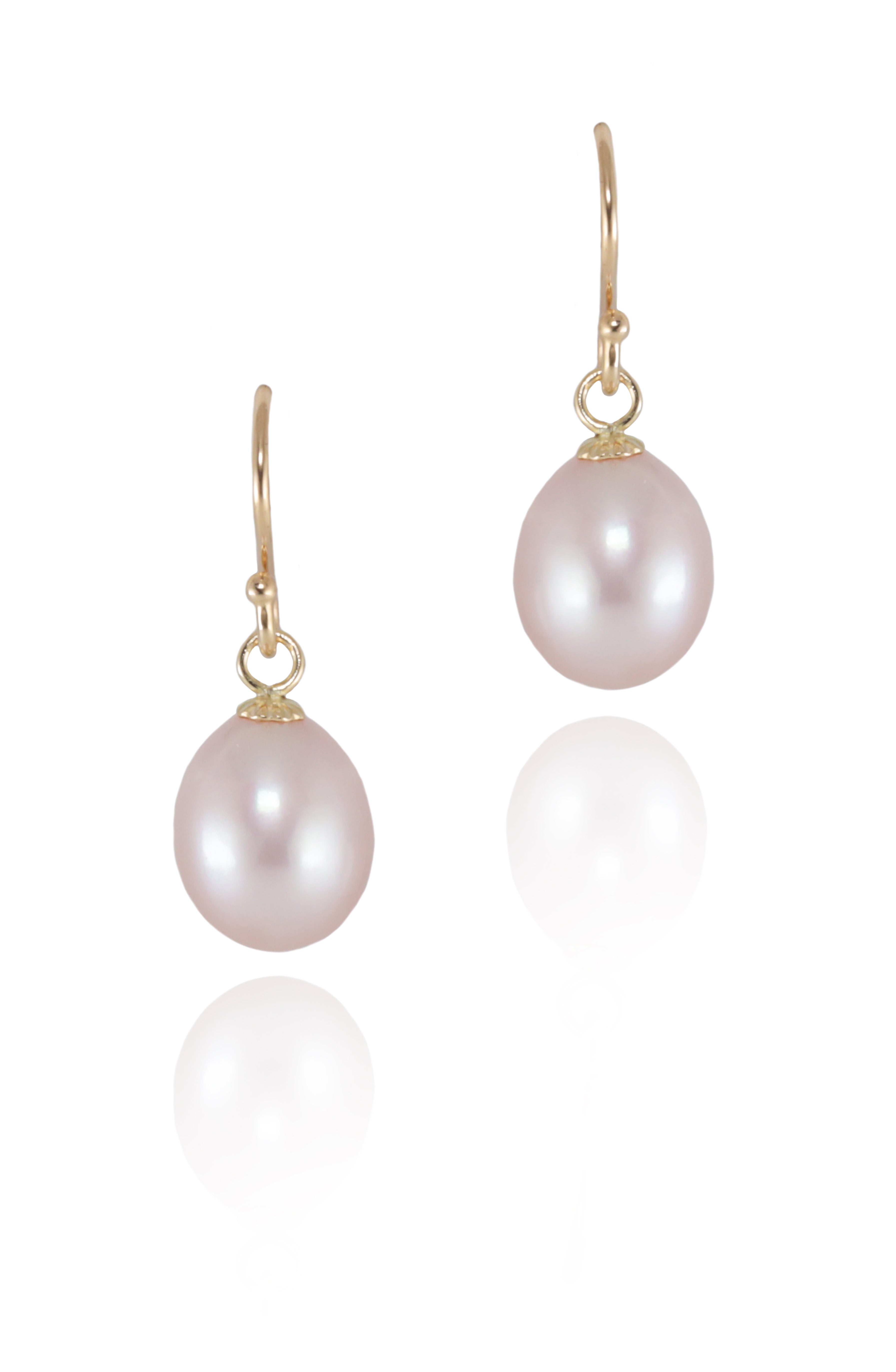 Pink Freshwater Pearl Earrings