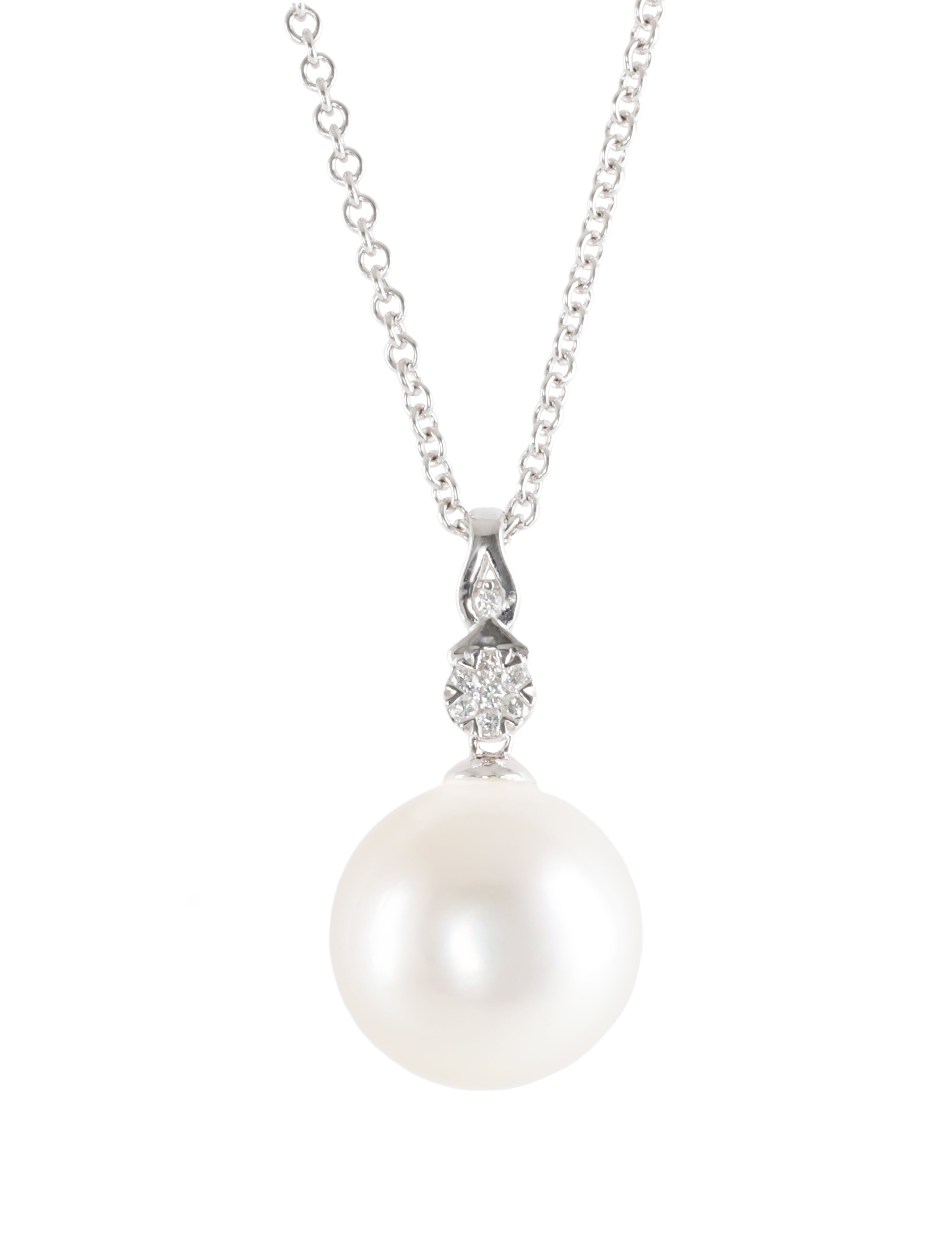 South Sea Pearl Diamond Pendant