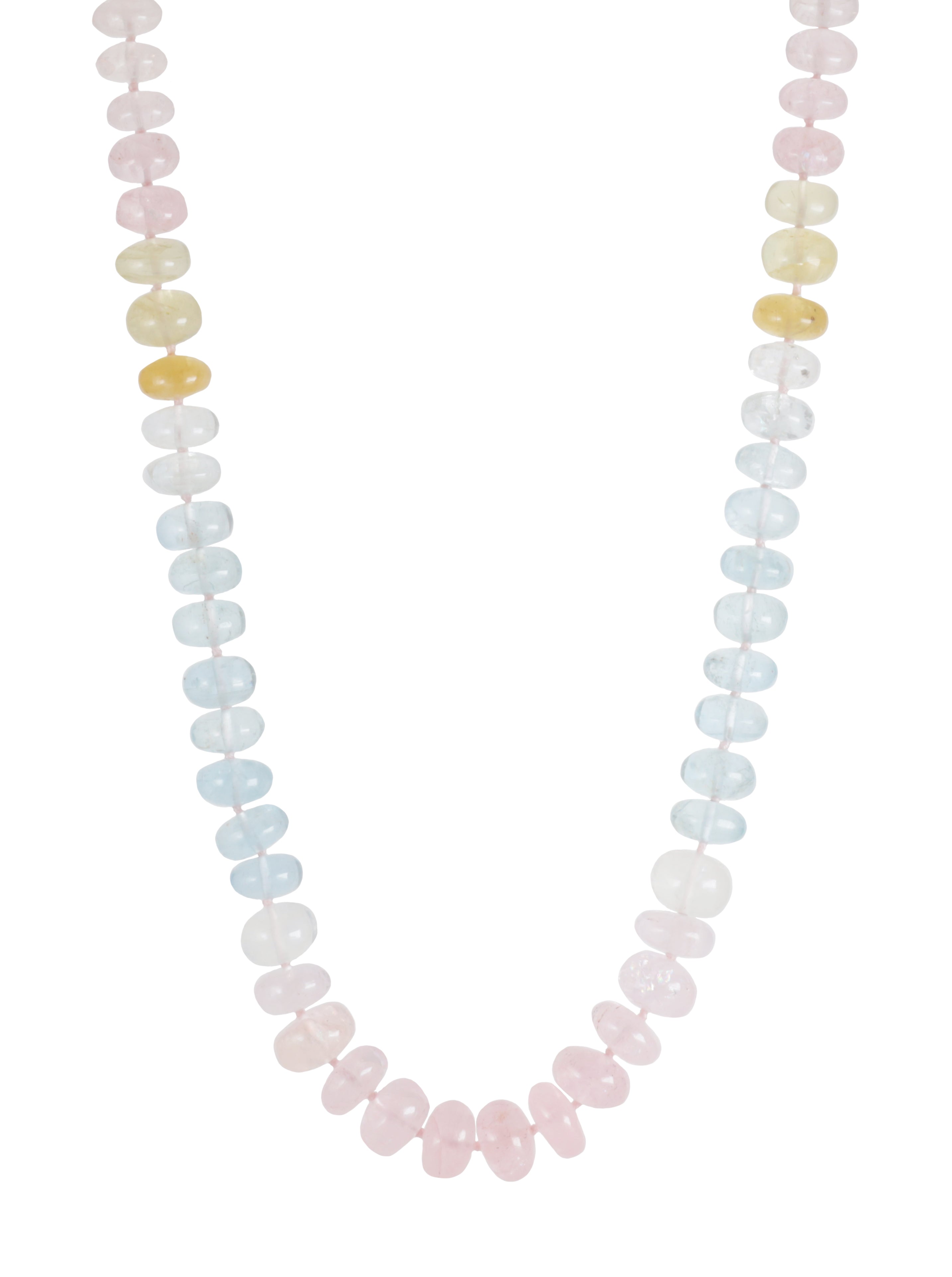 Mixed beryl necklace