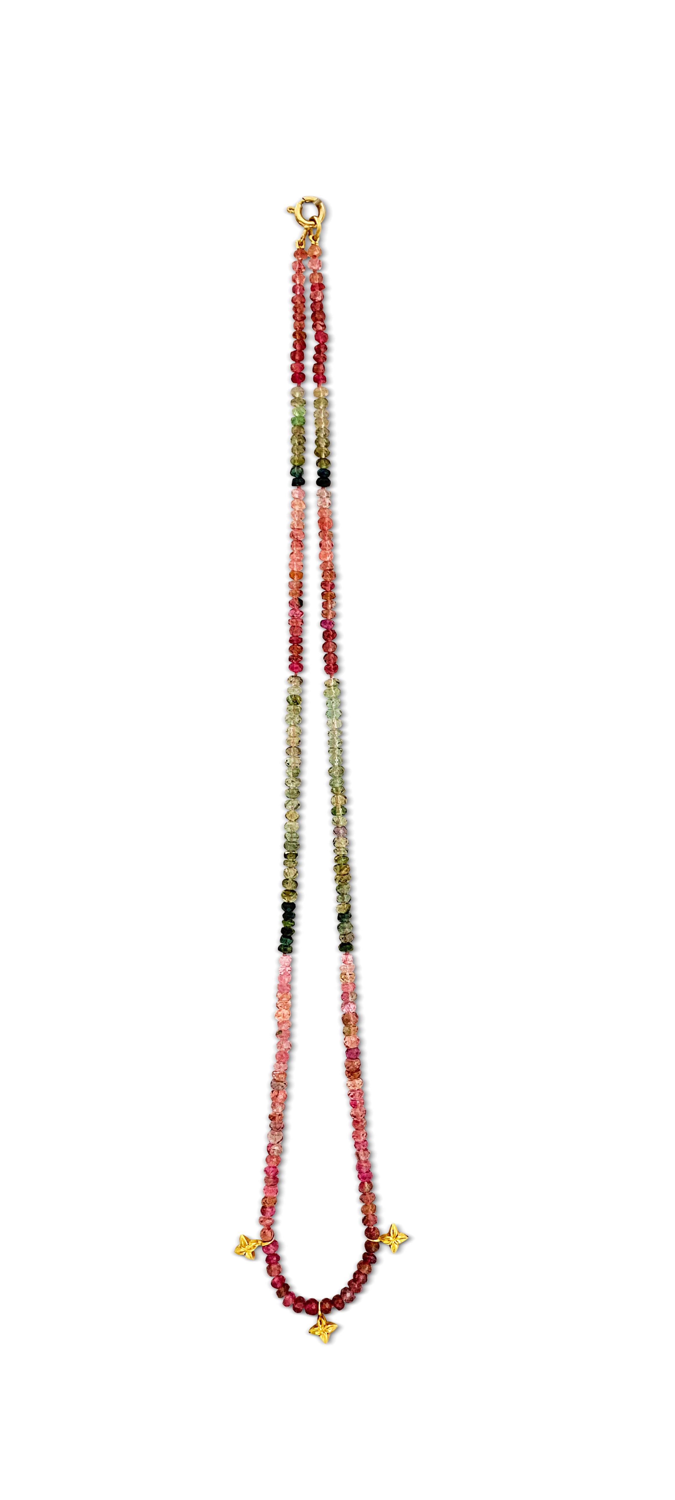 Multi Coloured Natural Tourmaline Necklace