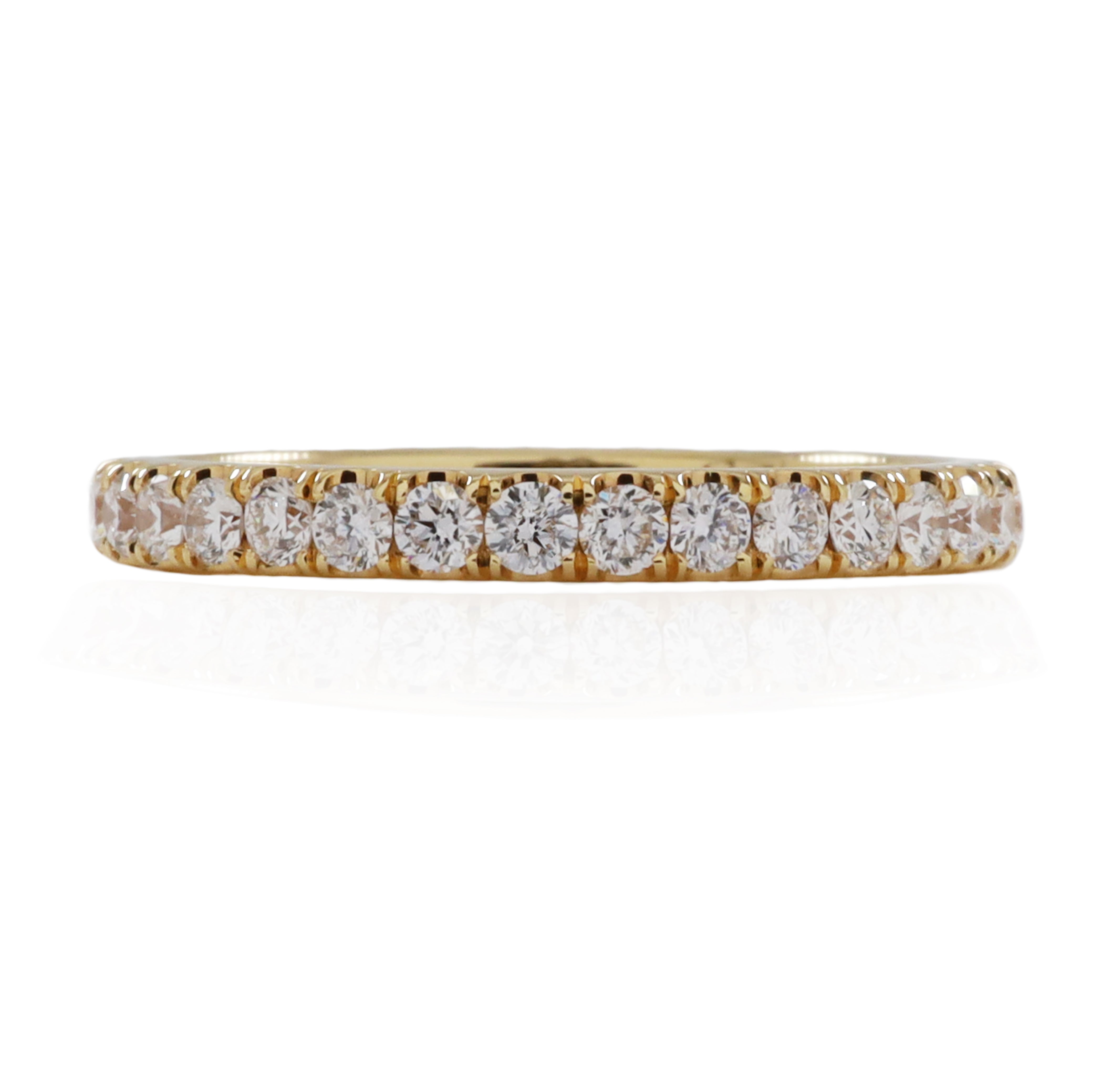 Yellow Gold and Diamond Wedding Ring
